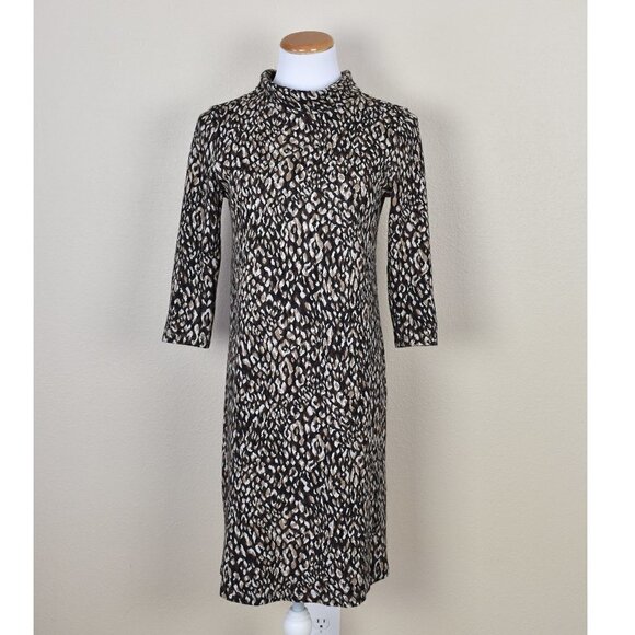 J. McLaughlin Dresses & Skirts - J.McLaughlin Sheila Sweater Dress Leopard